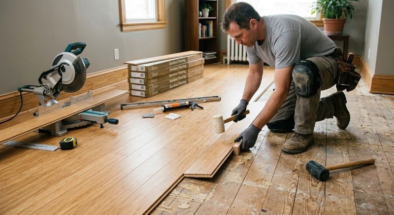 Bamboo Flooring Installation in Bellevue, WA