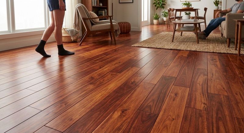 Cherry Floor Installation in Everett, WA