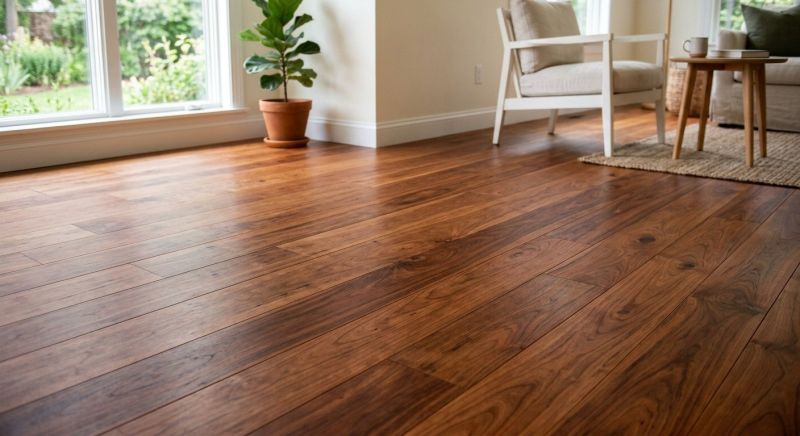 Cherry Floor Installation in Olalla, WA