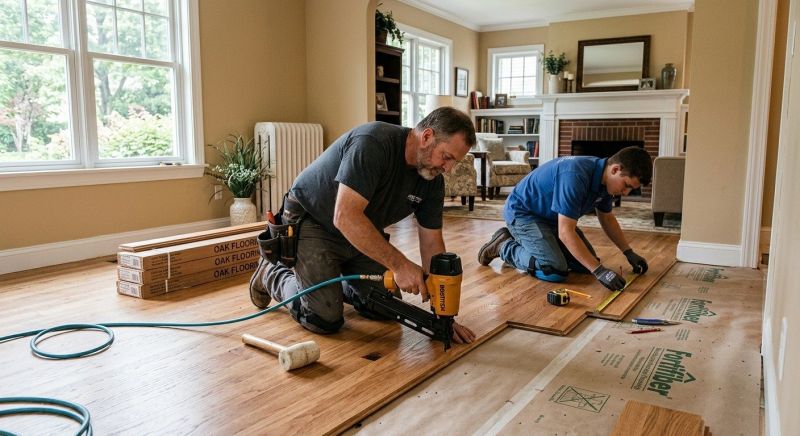Hardwood Floor Installation in Bainbridge Island, WA