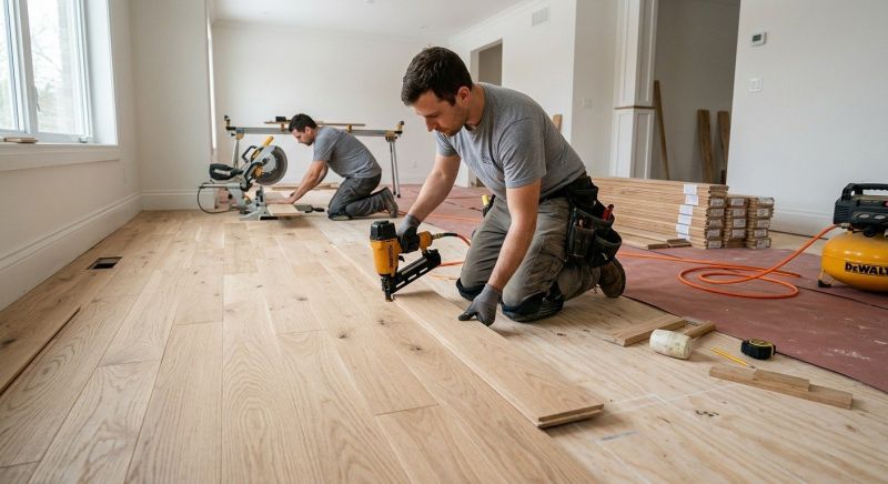 Hardwood Floor Installation in Bainbridge Island, WA