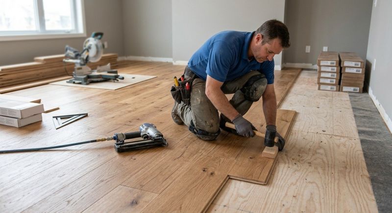 Hardwood Floor Installation in Bainbridge Island, WA