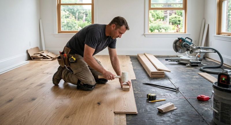 Hardwood Floor Installation in Bothell, WA