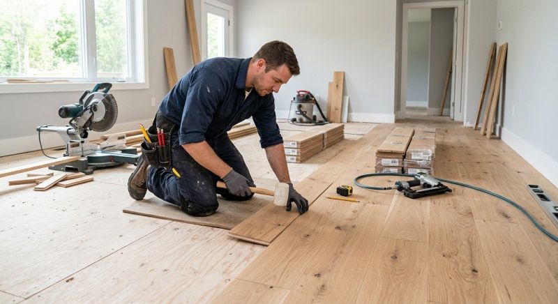 Hardwood Floor Installation in Bellevue, WA