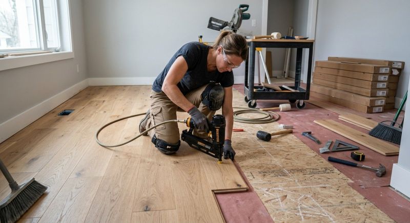 Hardwood Floor Installation in Maple Valley, WA