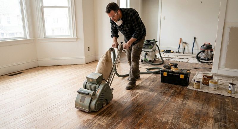 Hardwood Floor Renovation in Bellevue, WA