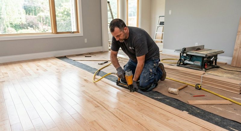 Maple Flooring Installation in King County, WA