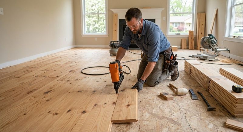 Maple Flooring Installation in Milton, WA