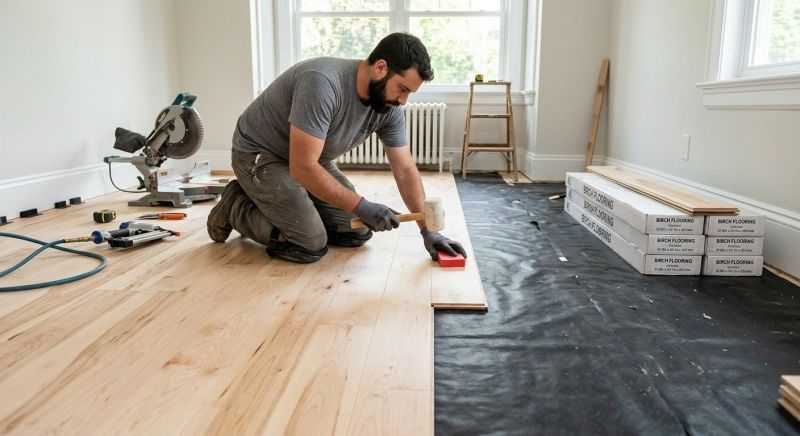 Maple Flooring Installation in Monroe, WA