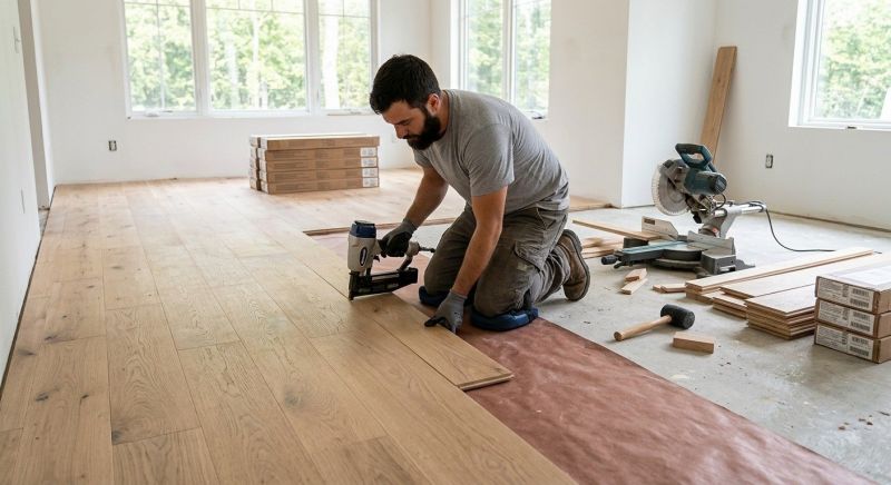 Oak Floor Installation in Issaquah, WA