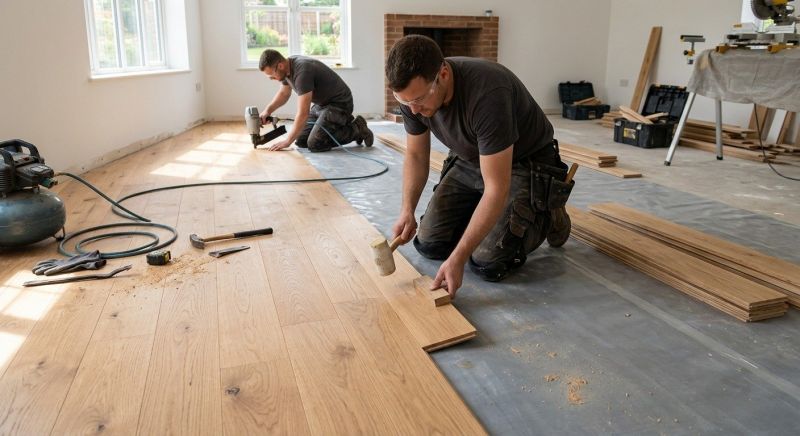 Oak Floor Installation in Mountlake Terrace, WA