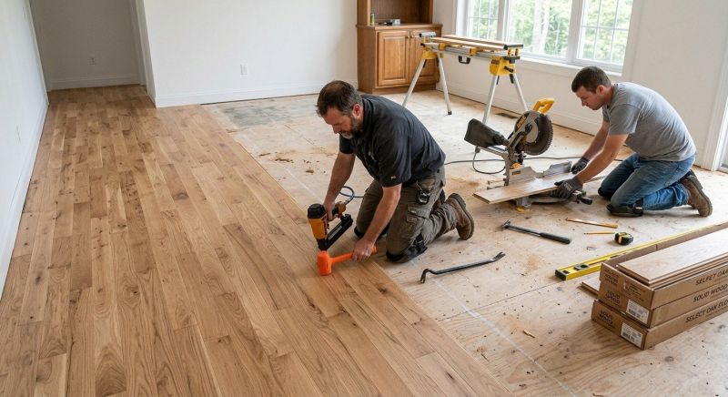 Oak Floor Installation in Mountlake Terrace, WA