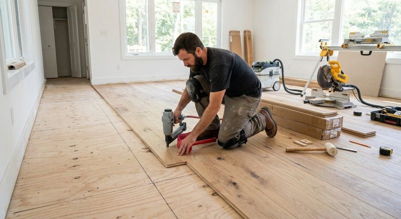 Oak Floor Installation in Mountlake Terrace, WA