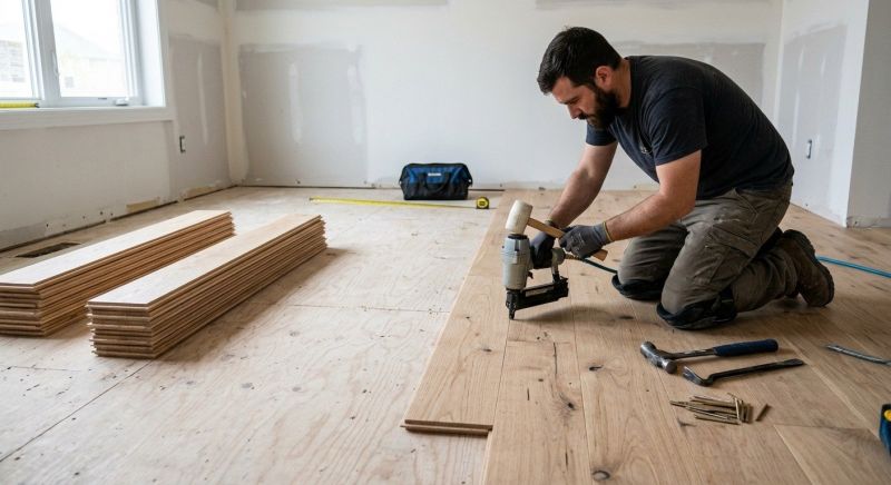 Oak Floor Installation in Mountlake Terrace, WA
