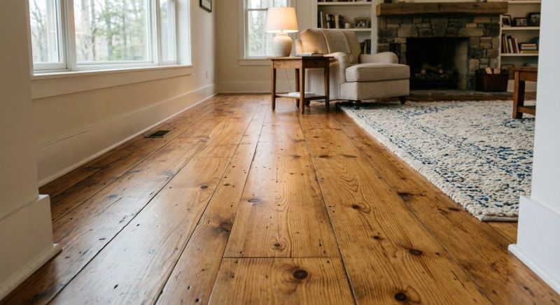 Pine Floor Installation in Bellevue, WA