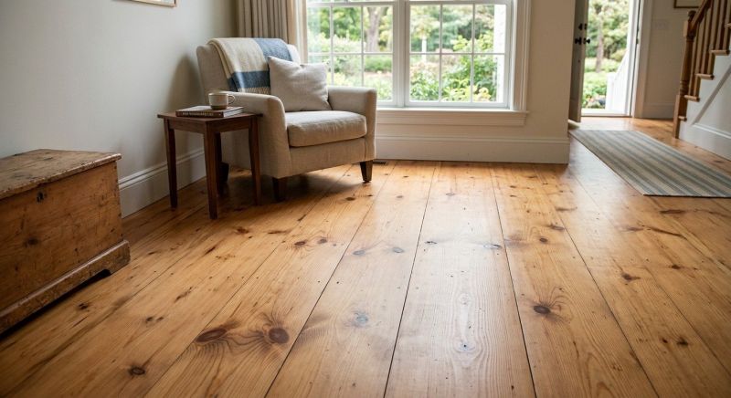 Pine Floor Installation in Bellevue, WA