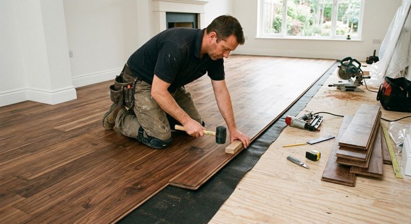 Walnut Flooring Installation in Bellevue, WA