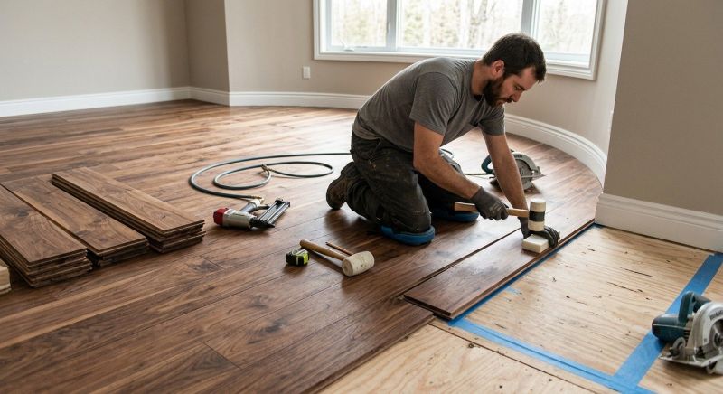 Walnut Flooring Installation in Bellevue, WA