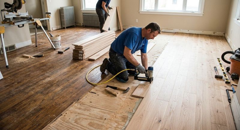 Wood Floor Replacement in Kenmore, WA
