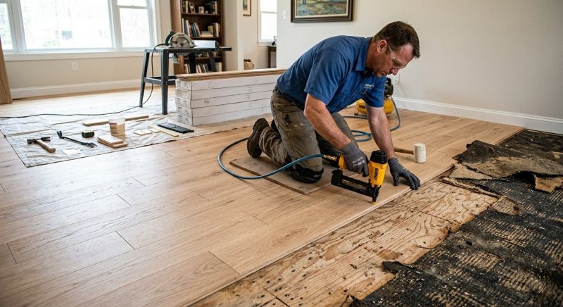 Wood Floor Replacement in Kent, WA